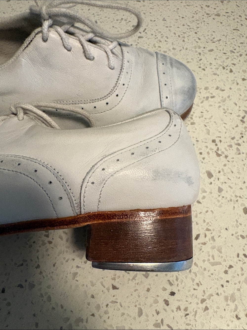 Bloch White J. Sams Tap Shoes - Picture 10 of 10